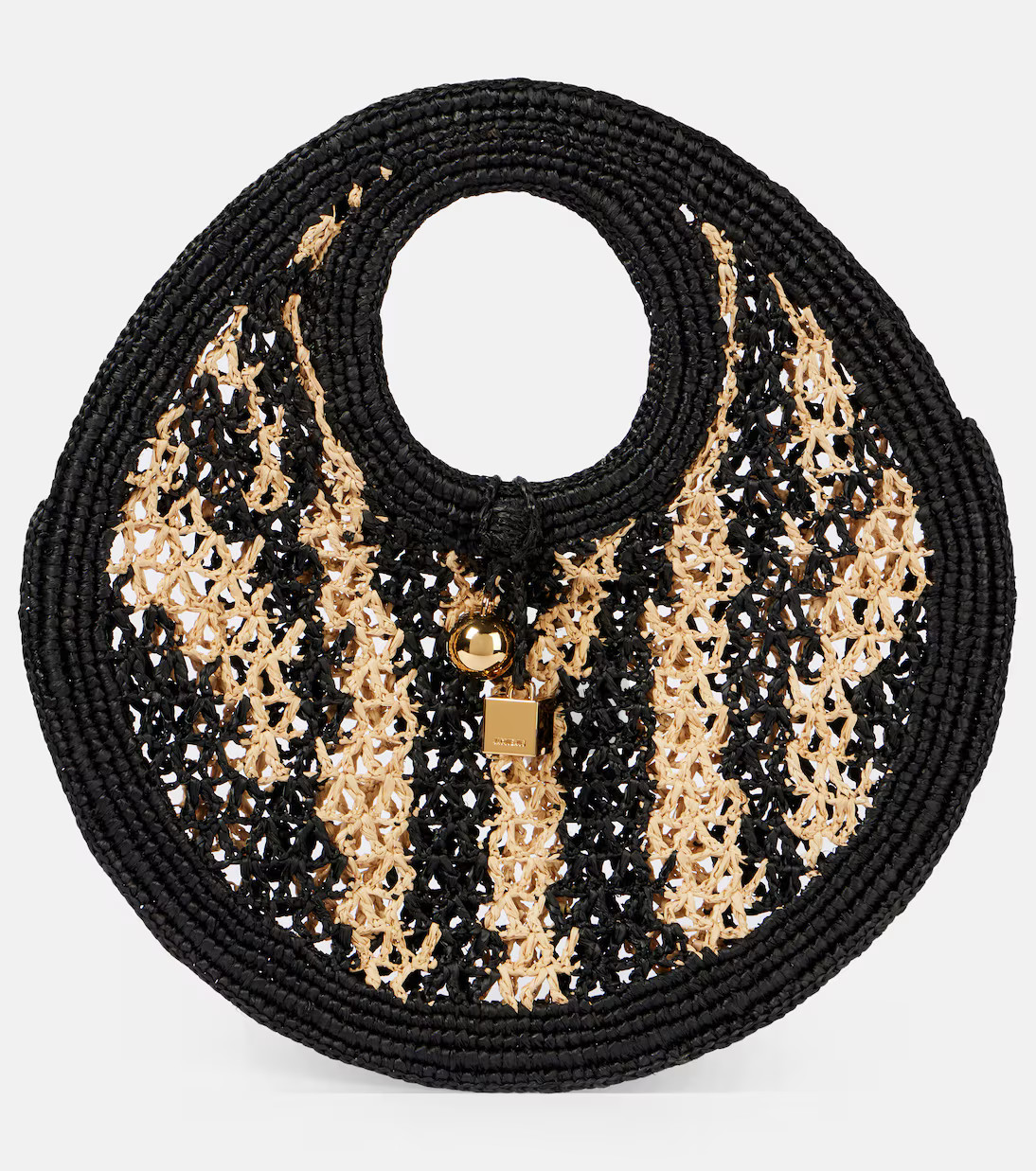 Spiaggia Small raffia shoulder bag | Mytheresa (US/CA)