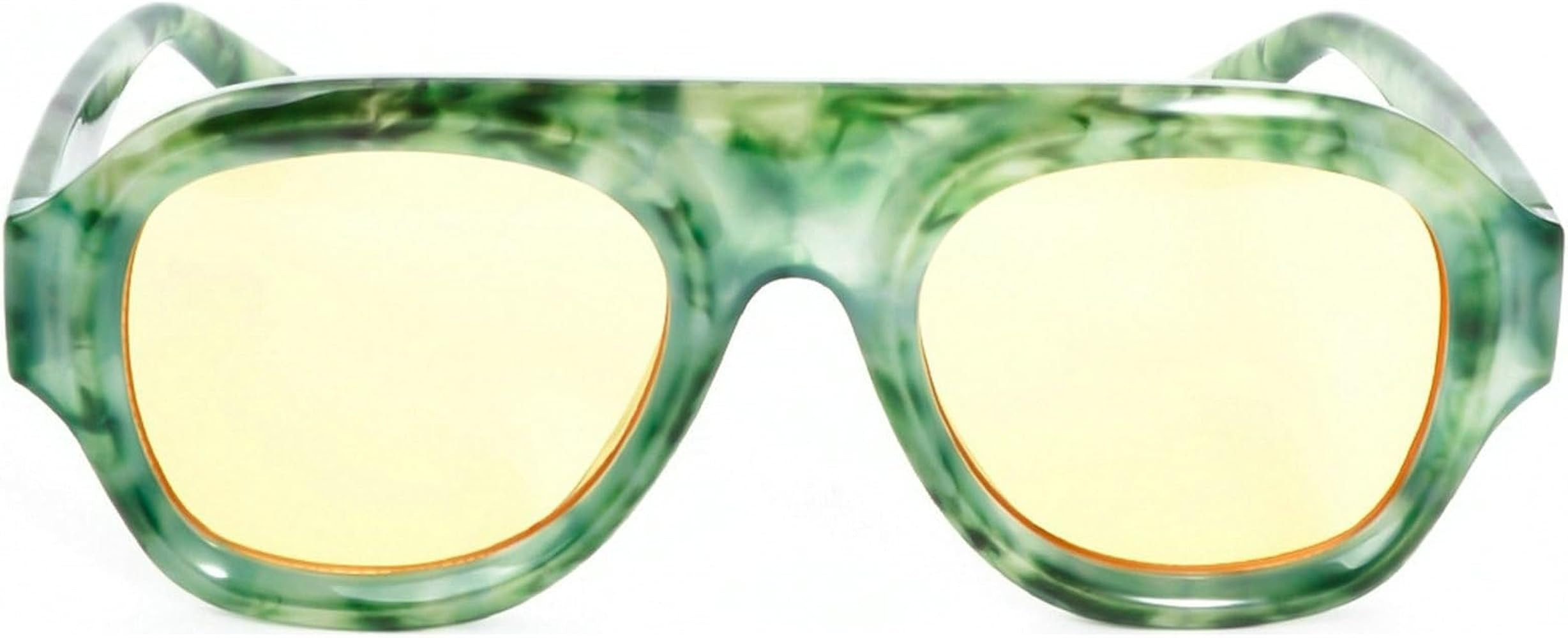 Retro Square Sunglasses for Women Fashion Gradient Shades UV400 Trending Men Pilot Sun Glasses | Amazon (US)