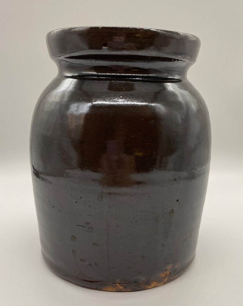 Brown Vintage Stoneware Crock Jar - Etsy Canada | Etsy (CAD)