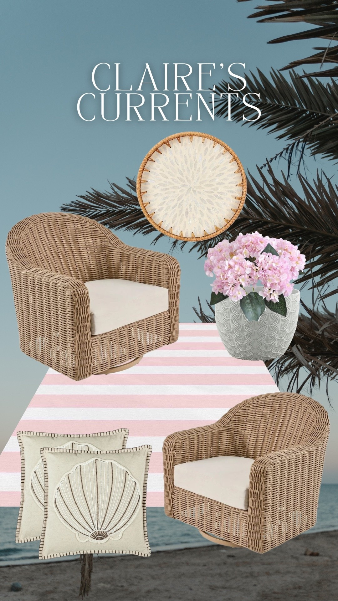 Walmart home finds I’m loving right now: pops of pink!!! 💗🌸👙

Loving this outdoor patio set up 😍