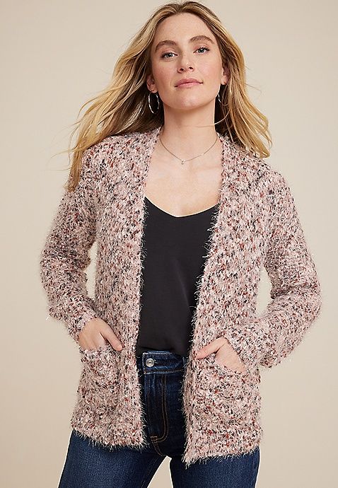Popo Shimmer Cardigan | Maurices