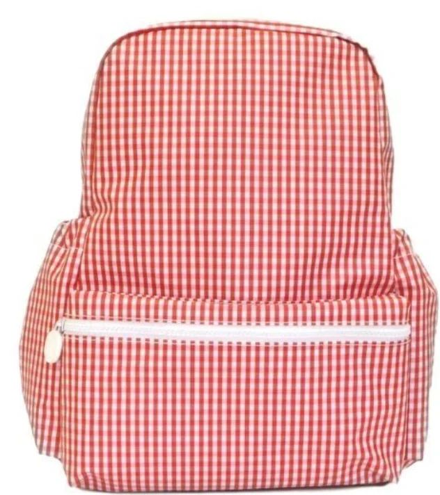 Wipeable Red Gingham Backpack | Lovely Little Things Boutique
