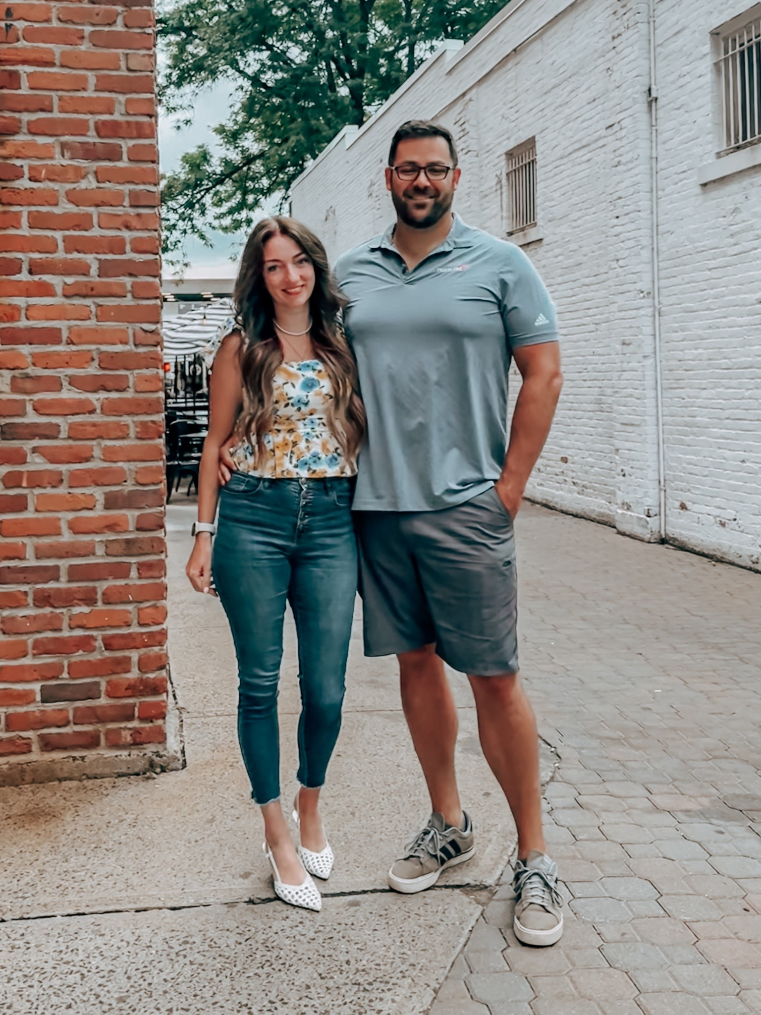 Francesca’s floral top with open back. Peplum top. Size down. I’m wearing a small. I’m 5’7, 140lbs, 36C for reference  

#LTKSeasonal #LTKSaleAlert #LTKOver40