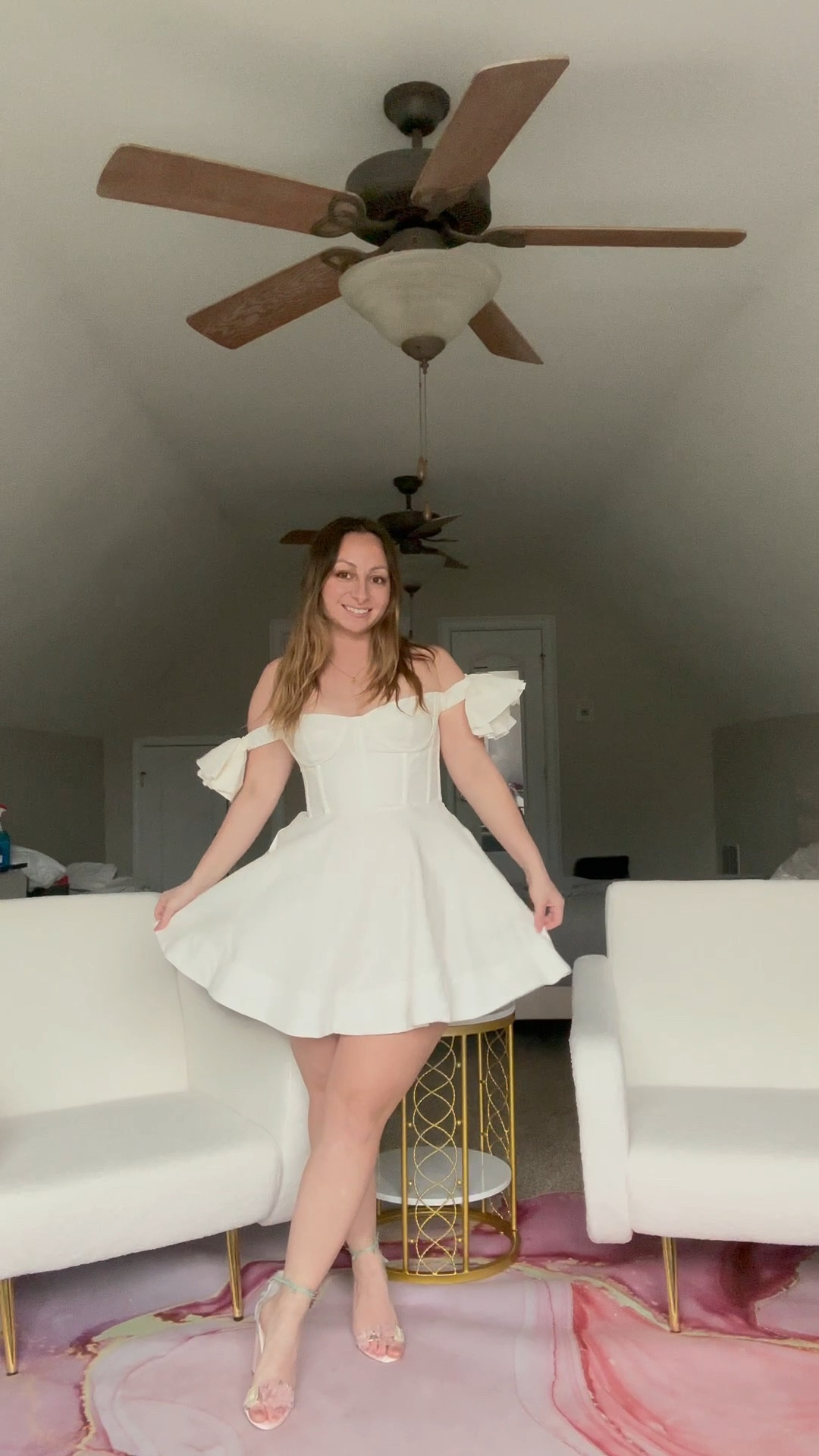 Styling an outfit with the prettiest, most comfortable, 12-hour wear, handmade heels from @Bella Belle Shoes! Ps I couldn’t find the exact dress and wristlet so I linked similar! 💕 #bellabelleshoes 

#LTKootd #LTKgrwm #LTKMidsize