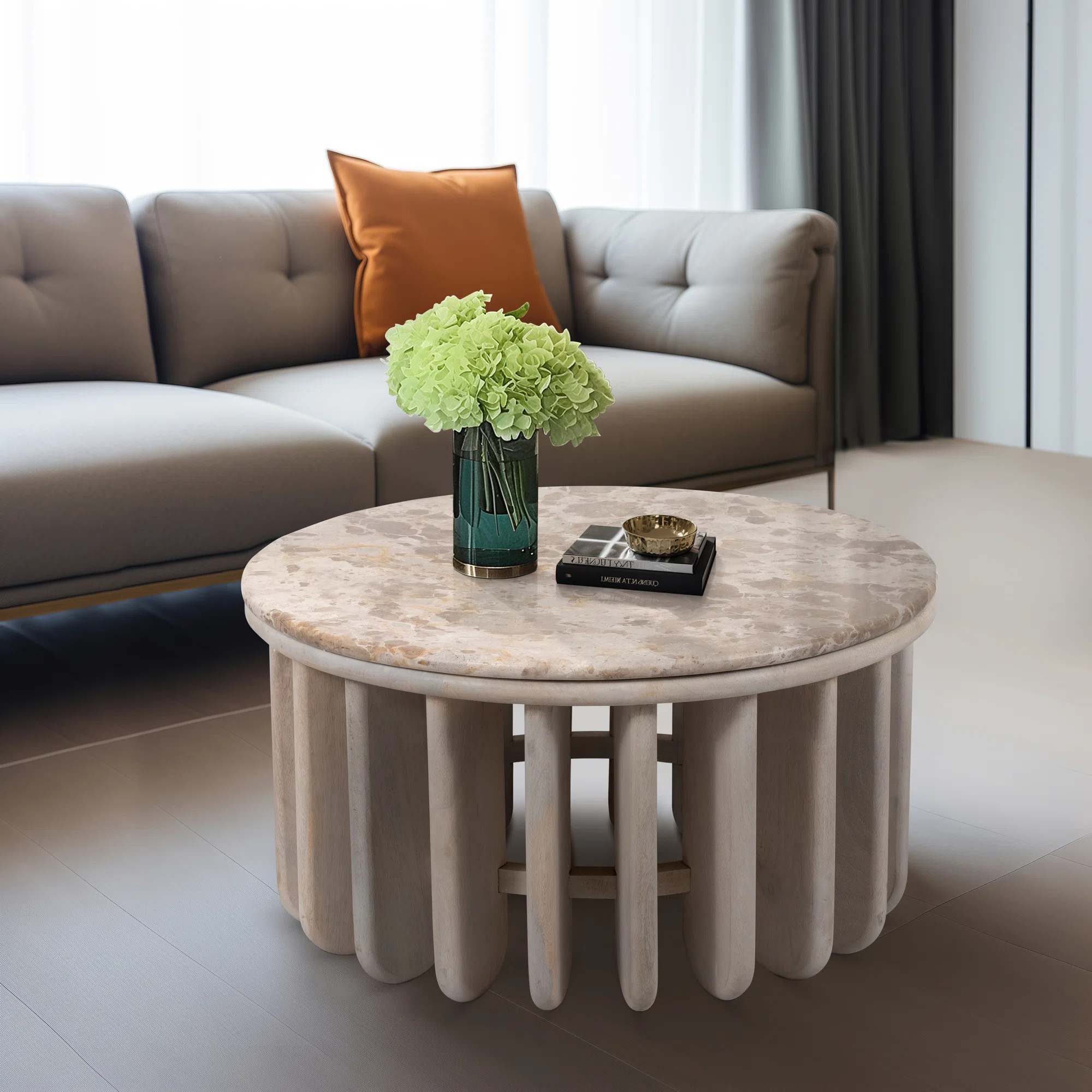 Broderick 30" Marble Coffee Table | Joss & Main