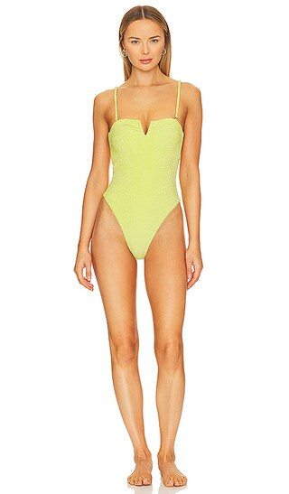 Sun Will Shine One Piece in Acid Yellow | Revolve Clothing (Global)