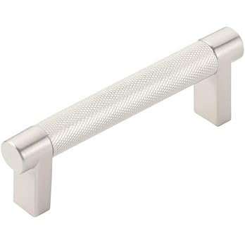 Emtek Select Knurled Cabinet Pull with Satin Nickel (US15) Stem Finish - Choice of Size - 84052.R... | Amazon (US)