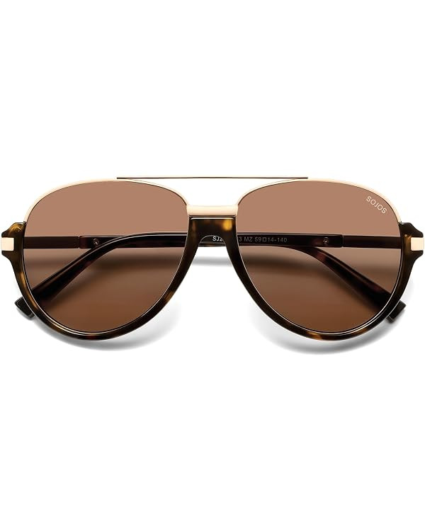 SOJOS Retro Oversized Polarized Aviator Sunglasses Women Men SJ2681       
    
    
  ➕ Add to... | Amazon (US)