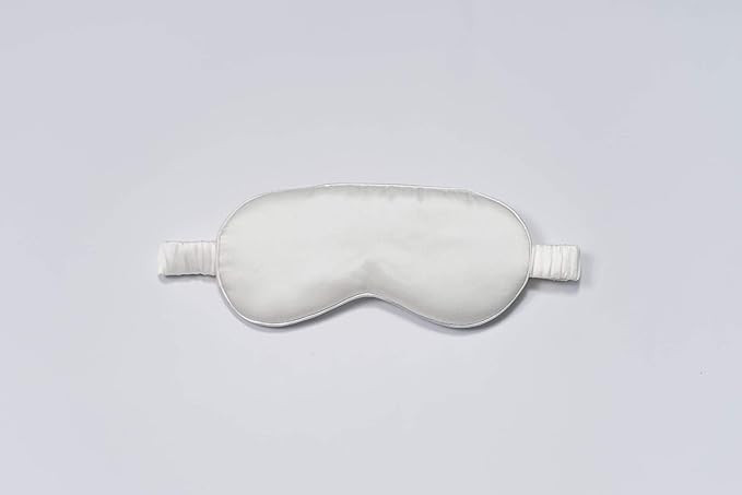 LUSSO 21mm 100% Pure Mulberry Silk Sleep Mask, 100% Silk Inside Out, Super Soft, Anti-Aging, Whit... | Amazon (US)