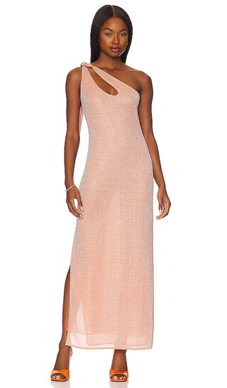 x REVOLVE Taki Maxi Dress in Peach | Revolve Clothing (Global)