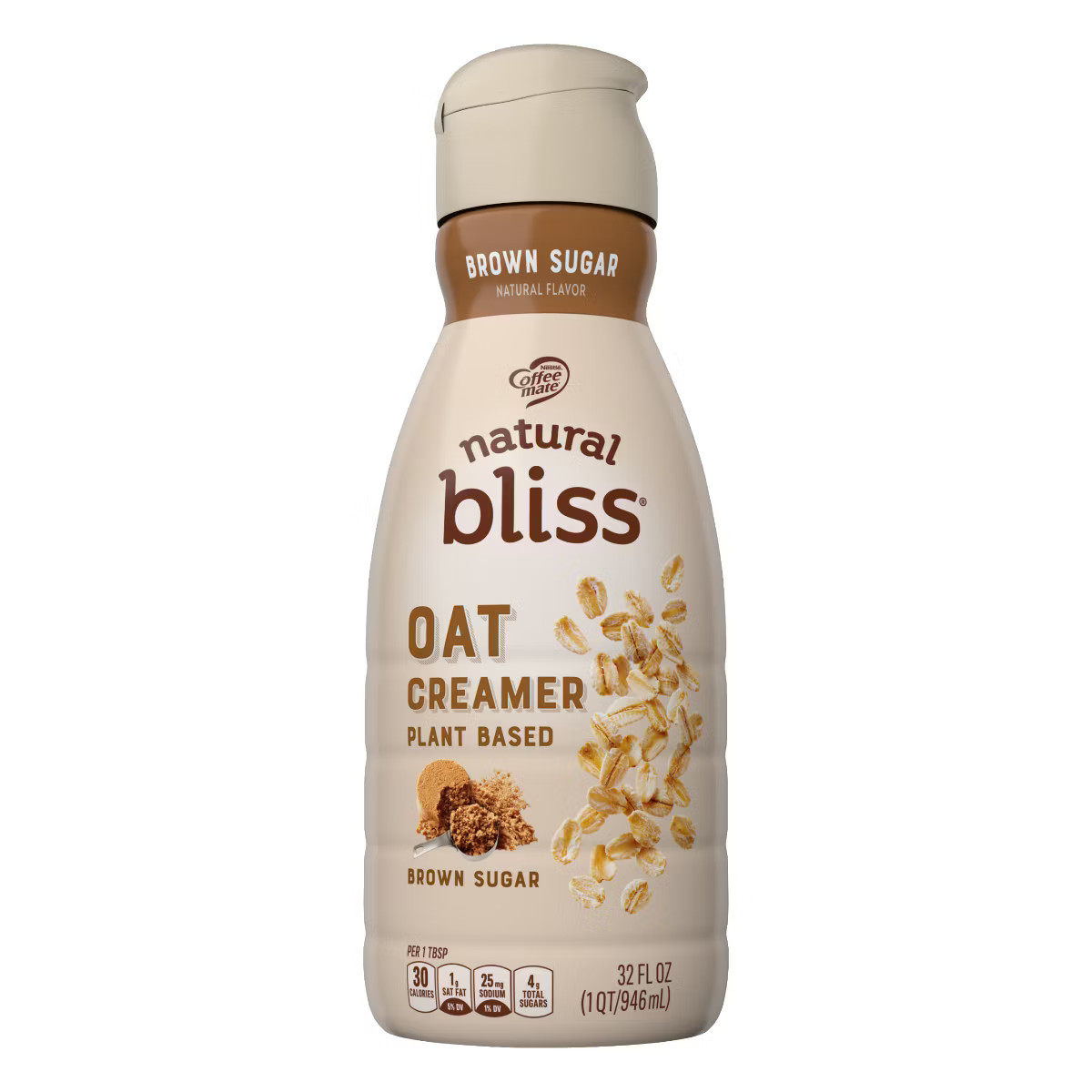 Coffee mate Natural Bliss Brown Sugar Oat Milk Creamer - 1qt | Target