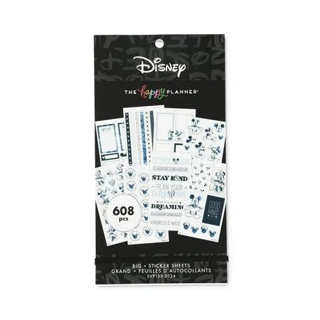 The Happy Planner Disney© Mickey Mouse & Minnie Mouse Indigo Value Pack Stickers - Big | Walmart (US)