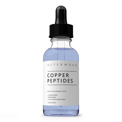 Asterwood Copper Peptides With Hyaluronic Acid | Deep Hydration: Asterwood Hyaluronic Acid Serum boosts moisture - (1 oz) | Target
