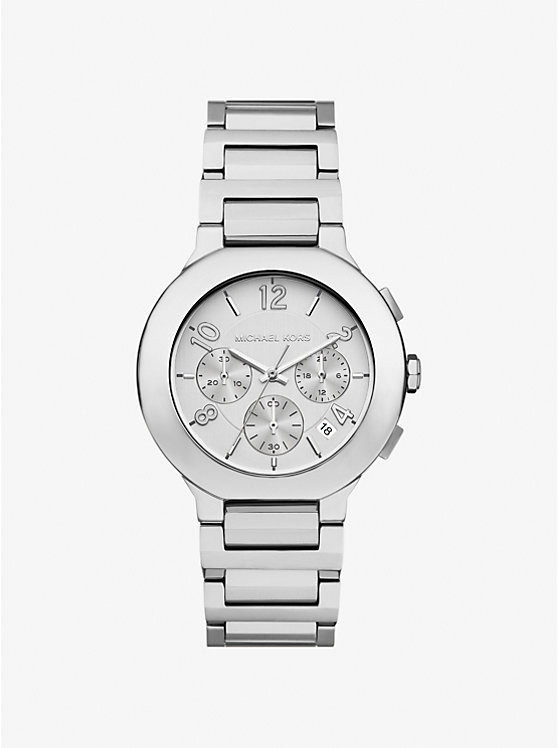 Oversized Gramercy Silver-Tone Watch | Michael Kors CA