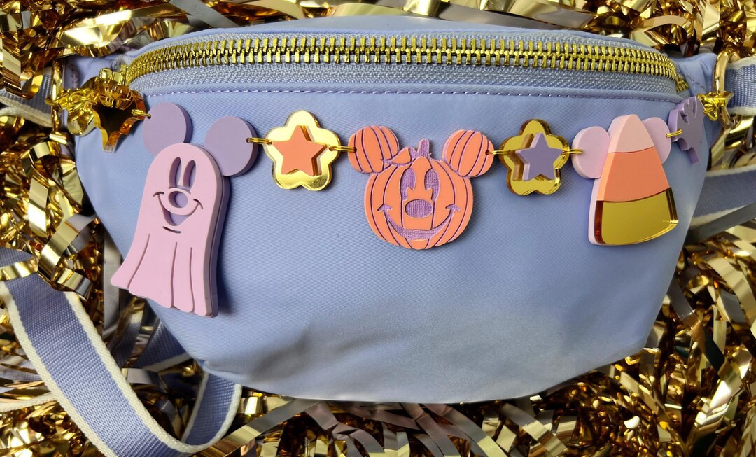 Pastel Disney Halloween Fanny Pack Charm - Etsy | Etsy (US)