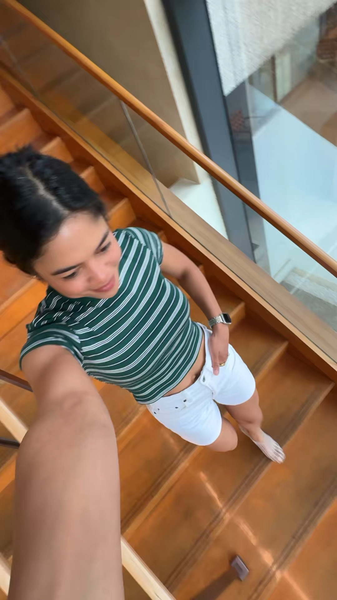 Casual outfit! These mini tshirts are my faves! I have like 5 colors! Runs TTS - wearing small! Also these Abercrombie dad denim shorts are my favorite style! Also run TTS

#LTKootd #LTKPetite #LTKSeasonal