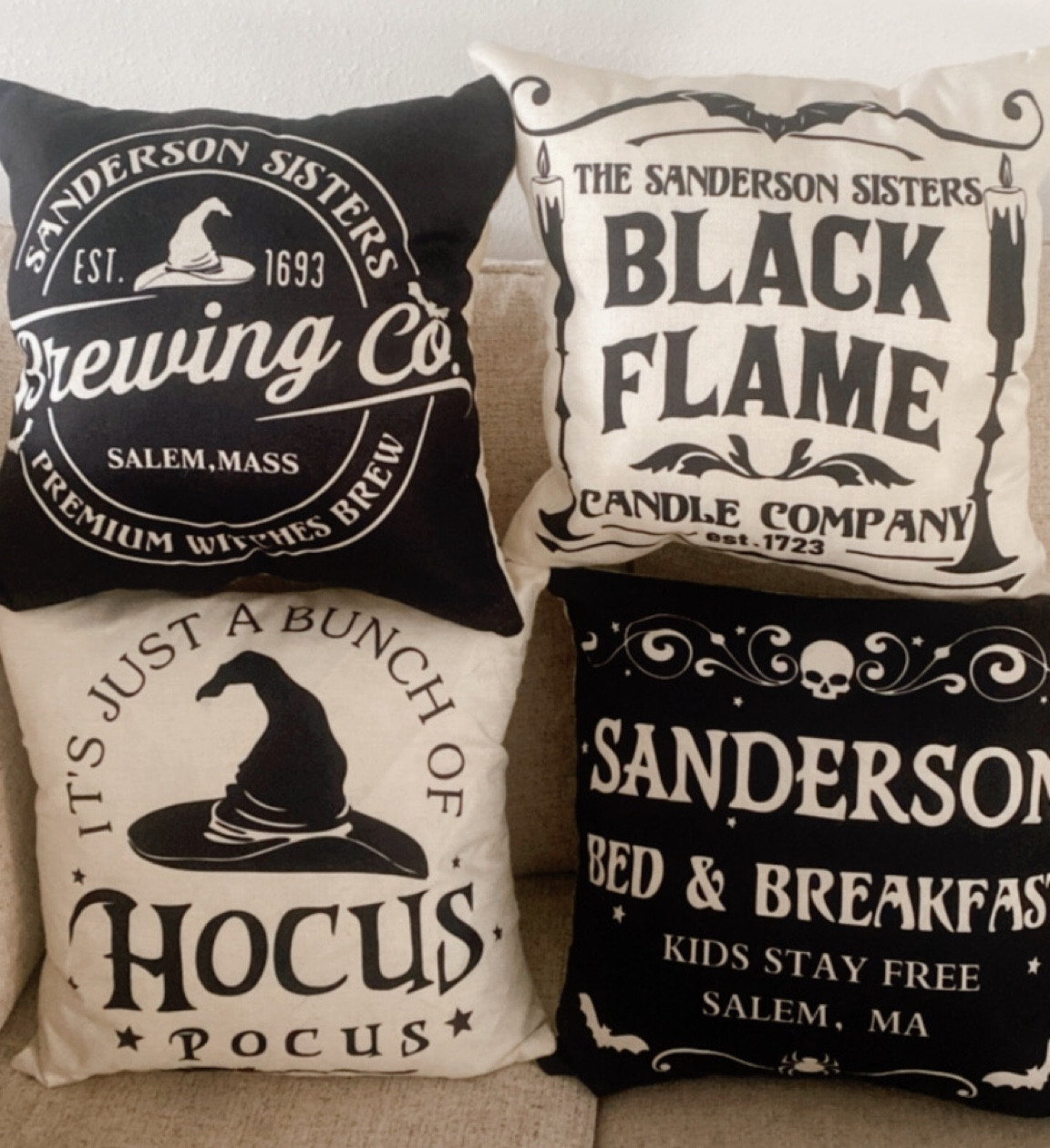 Officially obsessed with these Hocus Pocus pillow covers for fall! 

#LTKSeasonal #LTKhome #LTKsalealert