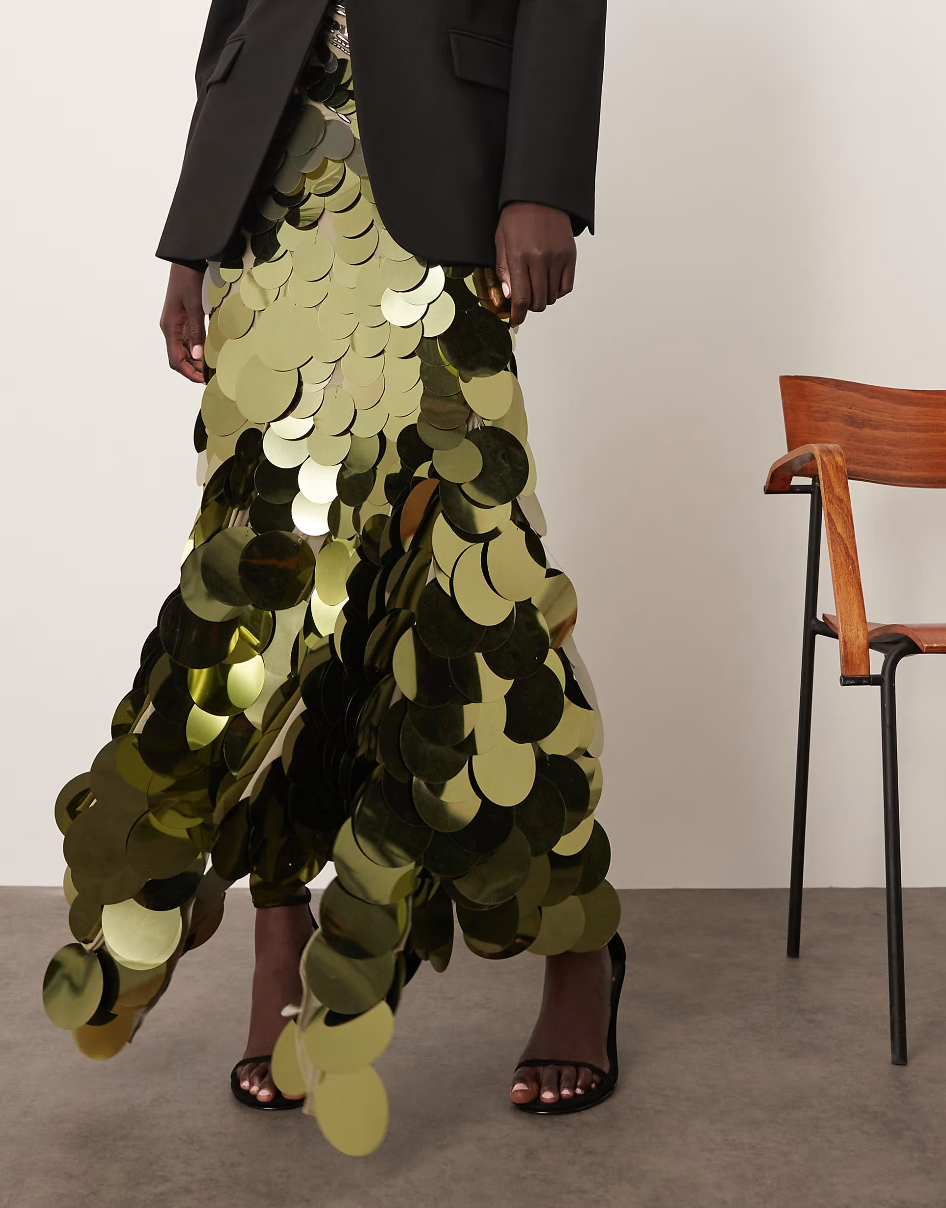 ARRANGE wavy linear embellished square hem maxi skirt | ASOS | ASOS (Global)