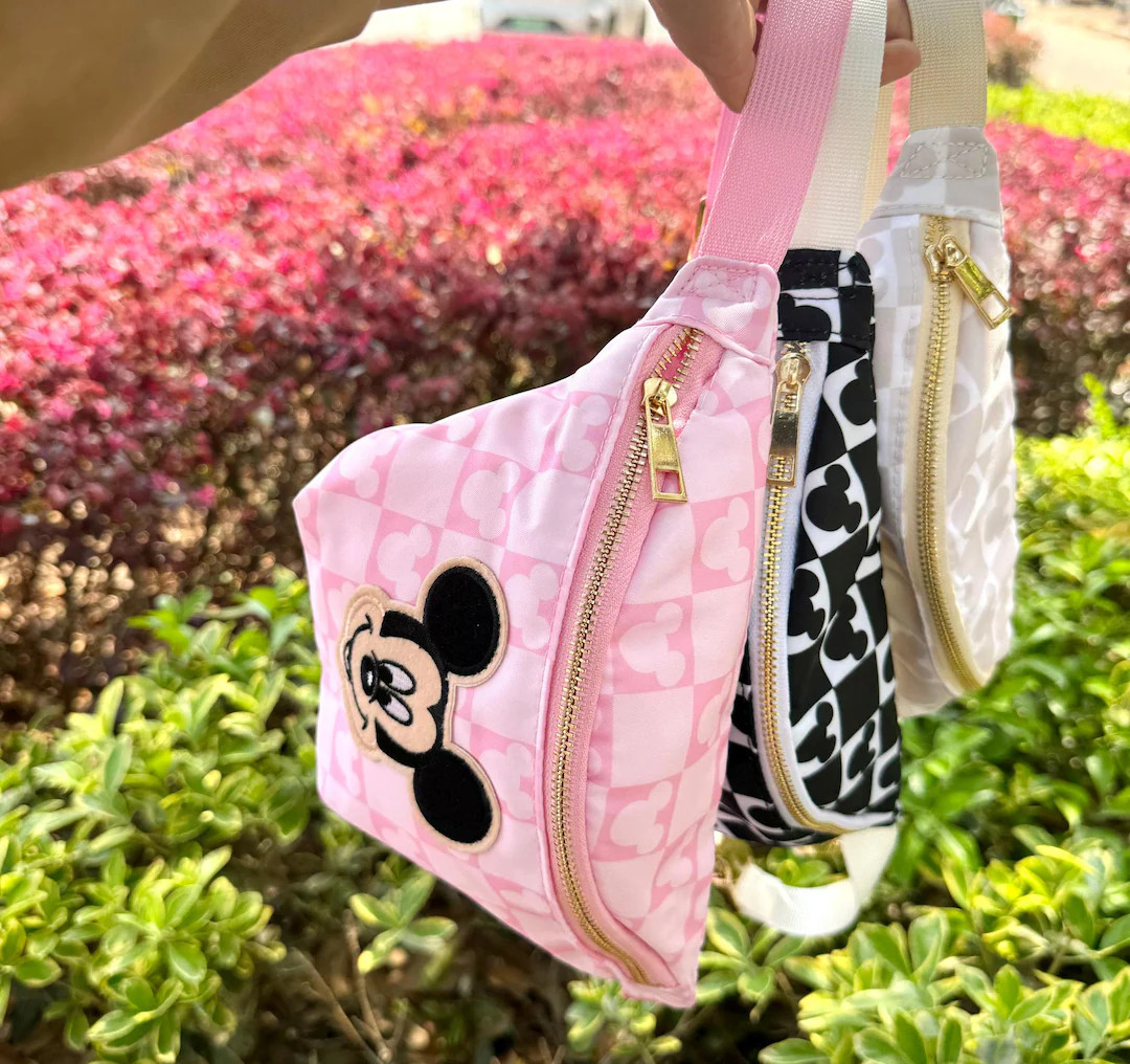 Custom Plaid Mickey Fanny Pack, Disneyland Accessory, Princess, Belt Bag - Etsy | Etsy (US)
