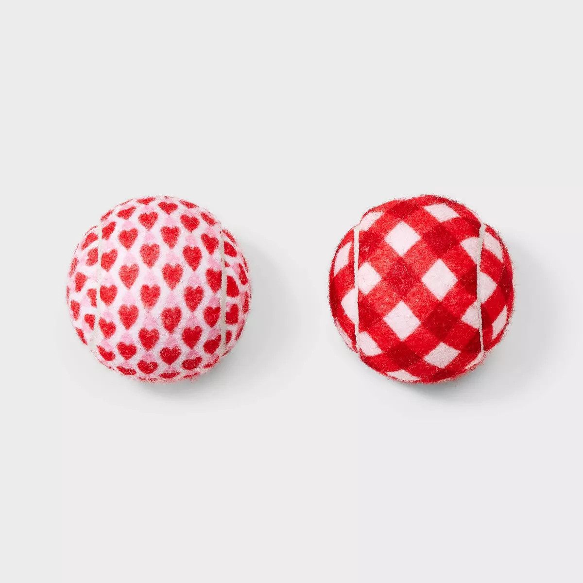 Valentines Tennis Ball Dog Toy - Boots & Barkley™ White/Red/Pink 2pk | Target