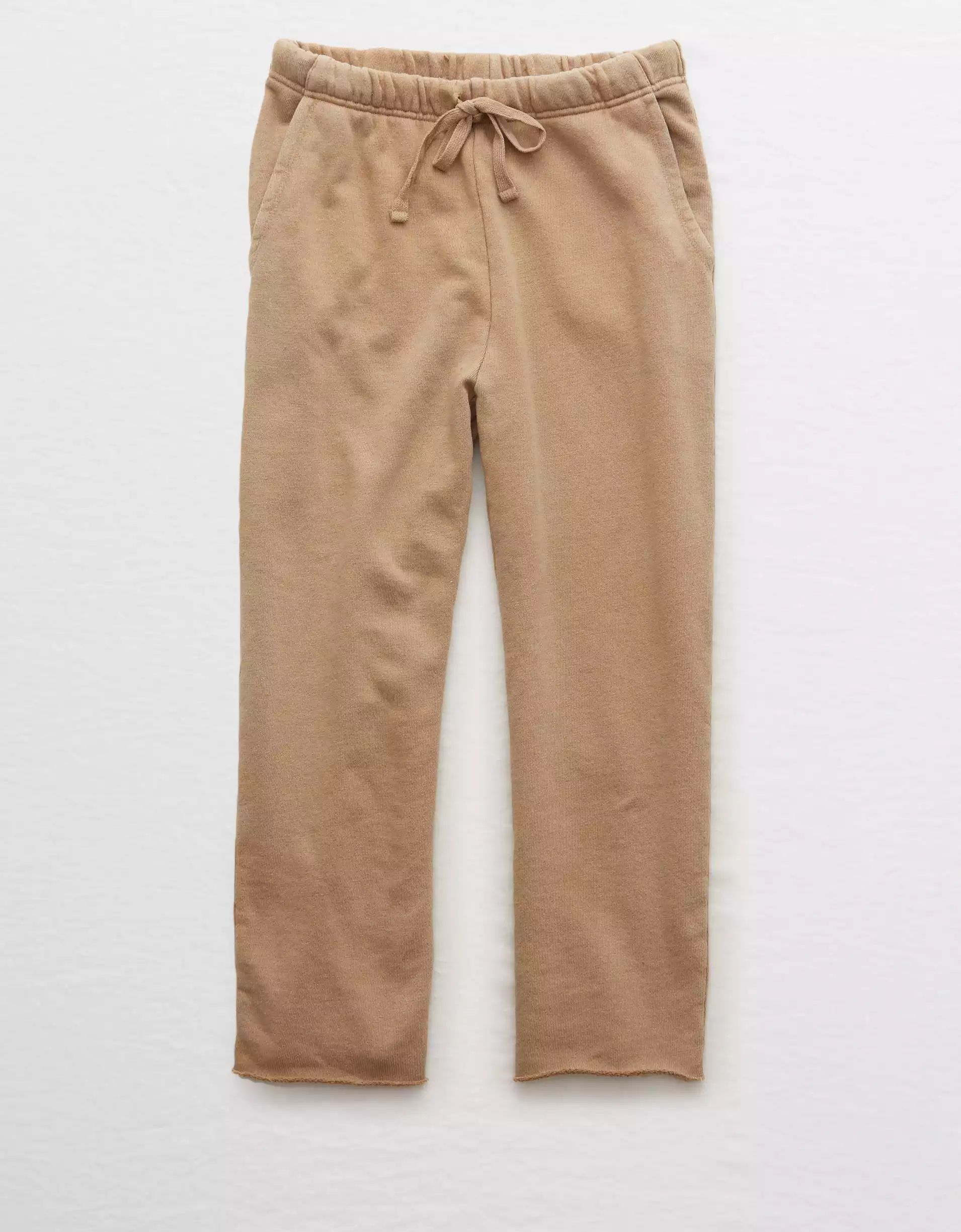 Aerie Sandy Fleece Cropped Sweatpant | American Eagle Outfitters (US & CA)