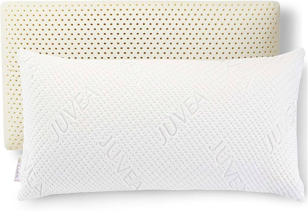 JUVEA Essential w/Tencel Cover - 100% Natural Talalay Latex Low-Profile Bed Pillow for Sleeping. ... | Amazon (US)