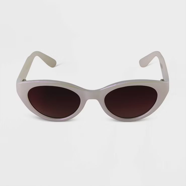 Women's Narrow Plastic Cateye Sunglasses - A New Day™ | Target