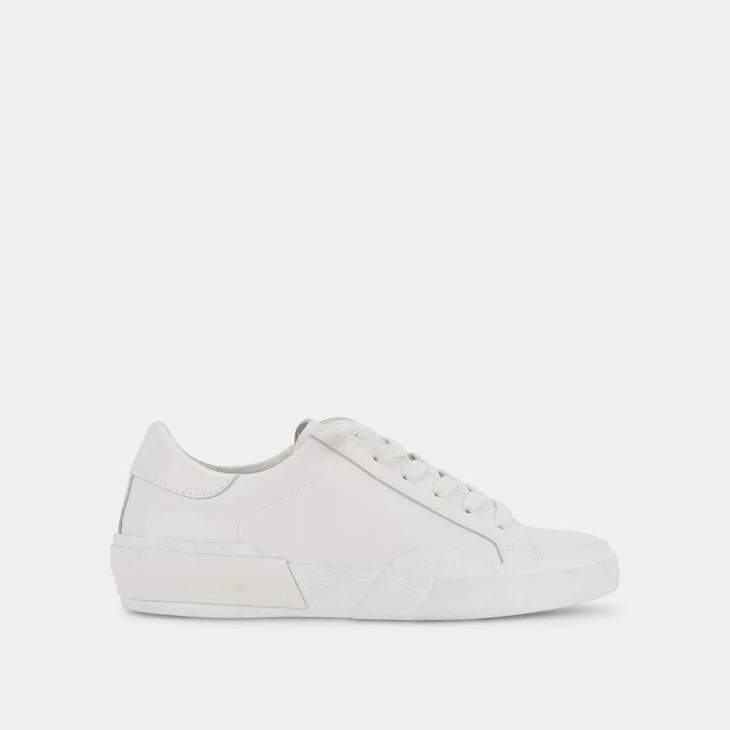 ZINA 360 SNEAKERS WHITE RECYCLED LEATHER | DolceVita.com