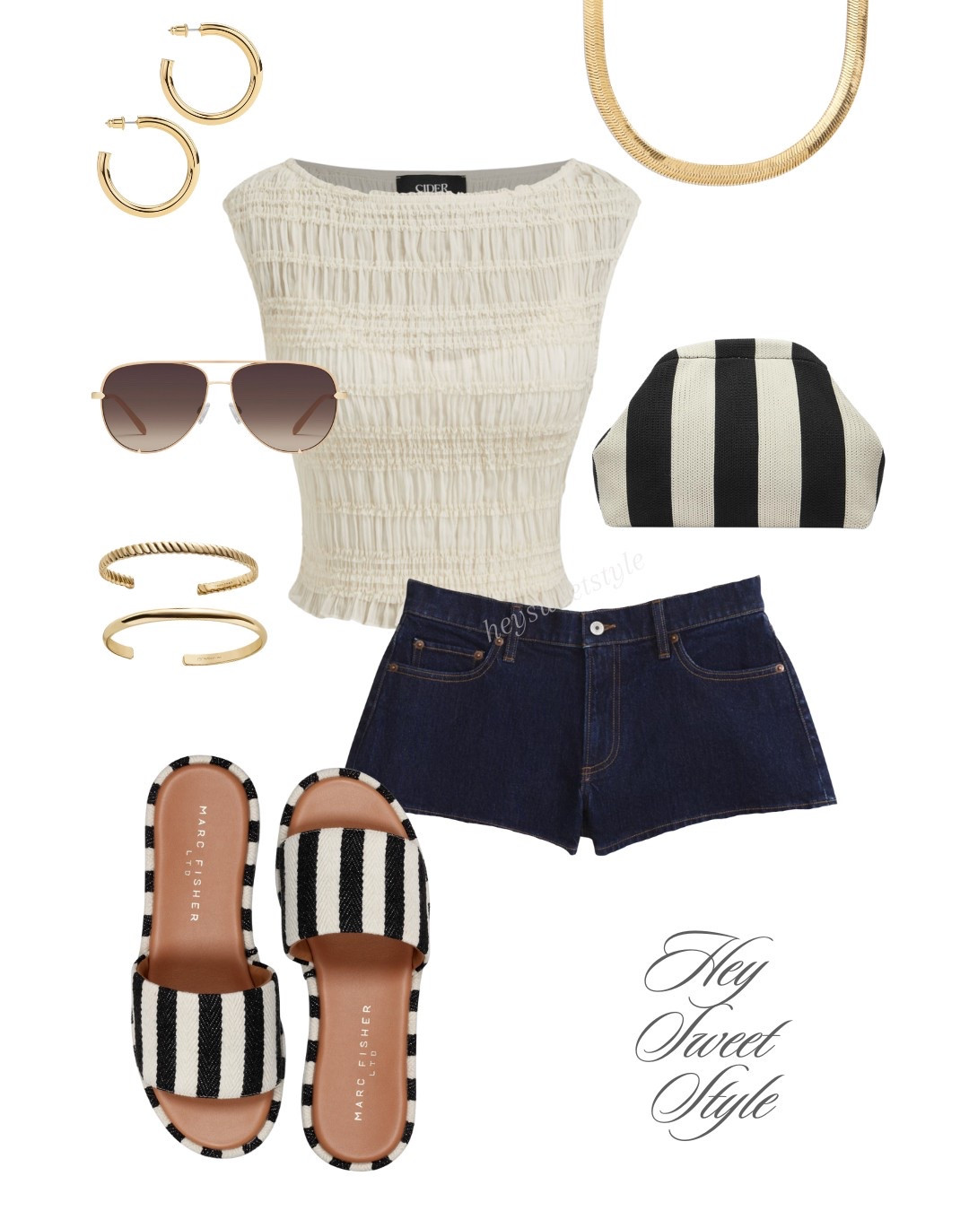 Cabana Stripes 🖤🥥

• 10 Casual Summer Outfit Ideas • 
🐚🎱☀️

#LTKFindsUnder100 #LTKFindsUnder50