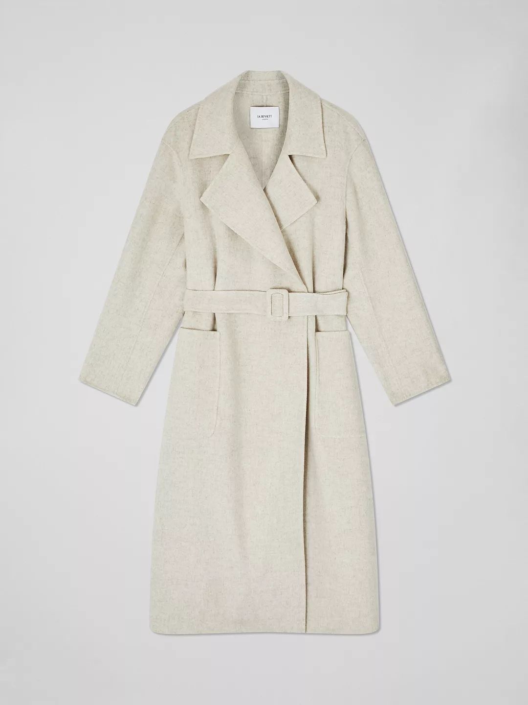 L.K.Bennett Anderson Wool Blend Overcoat | John Lewis (UK)