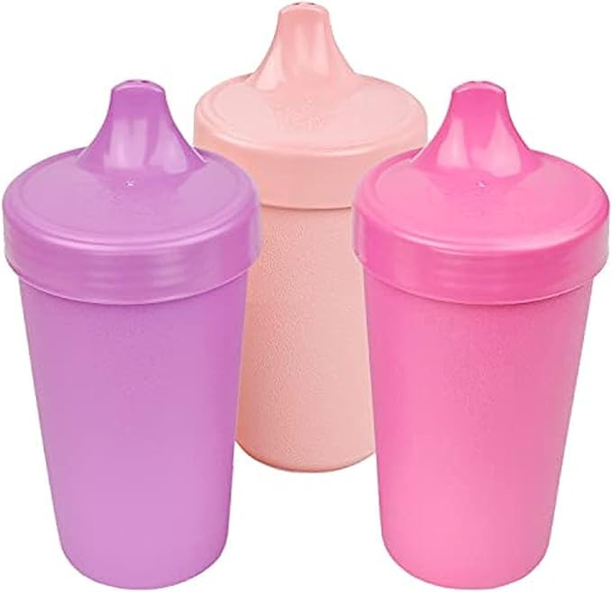 Re Play Made in USA 10 oz. No Spill Cups for Baby, Toddler & Child Feeding in Purple, Bright Pink... | Amazon (US)