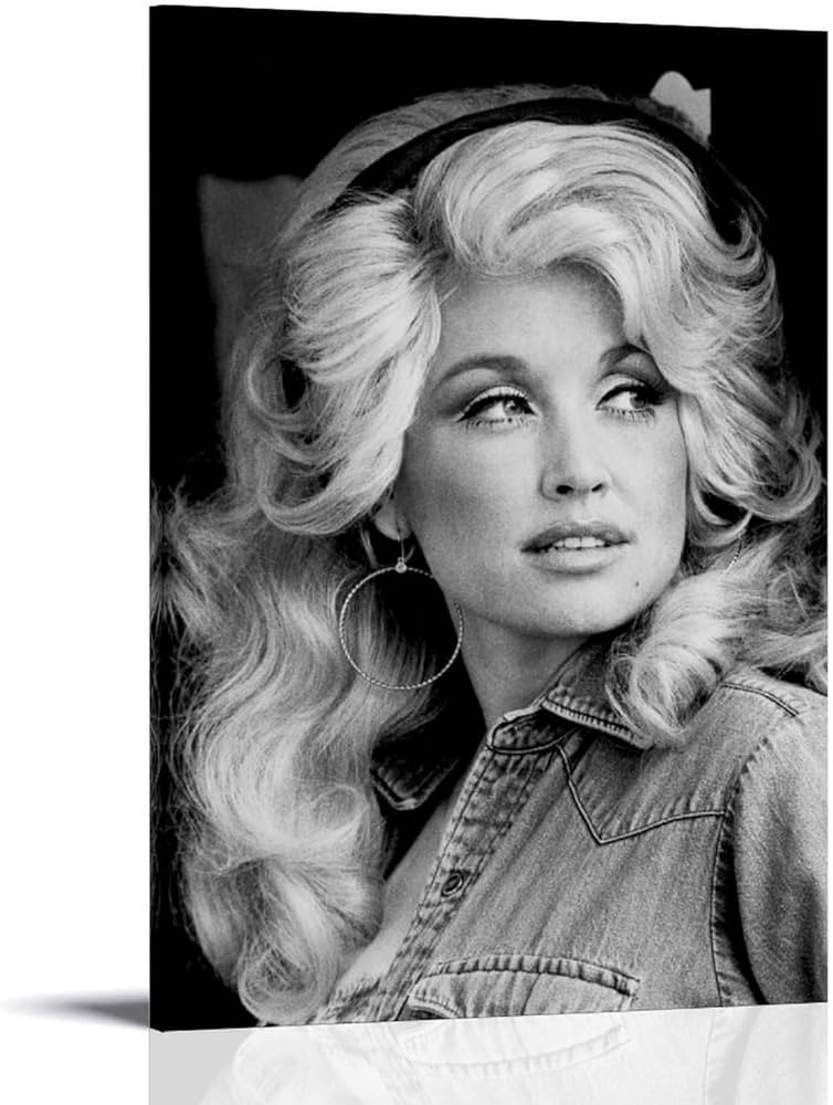 MAIX Dolly Parton Poster Canvas Wall Art Living Room Posters Bedroom Painting 16x24inch(40x60cm) | Amazon (US)