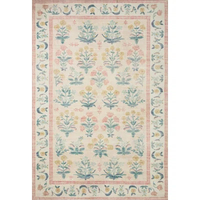 Rifle Paper Co. x Loloi Eden Rug feat. CloudPile | Birch Lane
