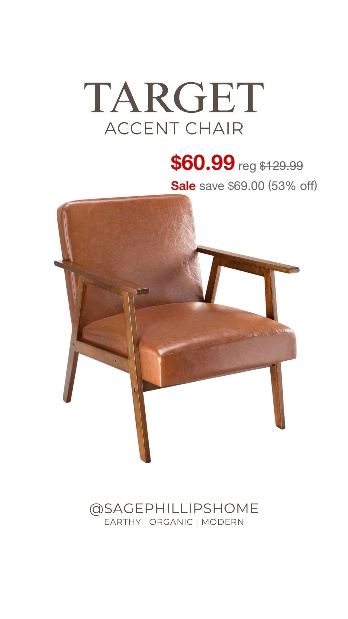 my gosh… this chair for $60?? 😭🤎
in Canada this would EASILY be $300+

the tone, the shape, the wood detail… this looks so much more expensive than it is

such a good accent chair if you’re trying to elevate a space on a budget

#LTKstyletip #LTKsale #LTKhome