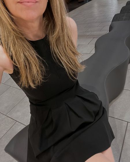 I wore this little black dress to one of the graduation parties for my daughter. It’s a sleeveless tailored a-line dress with a box pleated bottom and can be worn with heels or ballet flats. LBD 🖤

#LTKWedding #LTKStyleTip #LTKParties