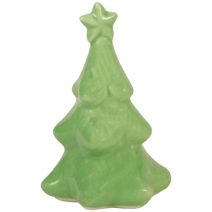 Northlight 4.5" Green Ceramic Tree Christmas Decoration | Target