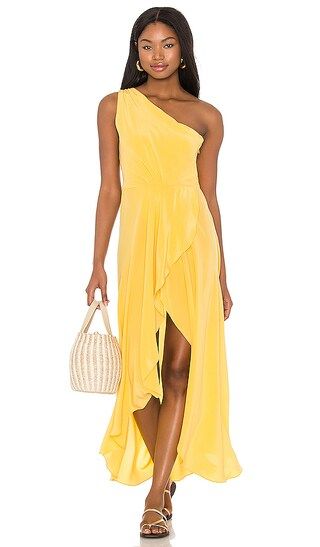 Alexa Dress in Yellow | Revolve Clothing (Global)
