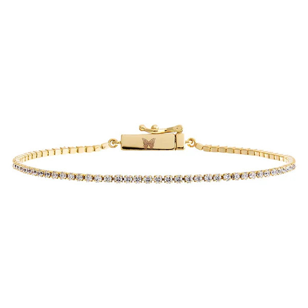 Classic Thin Tennis Bracelet | Adina Eden