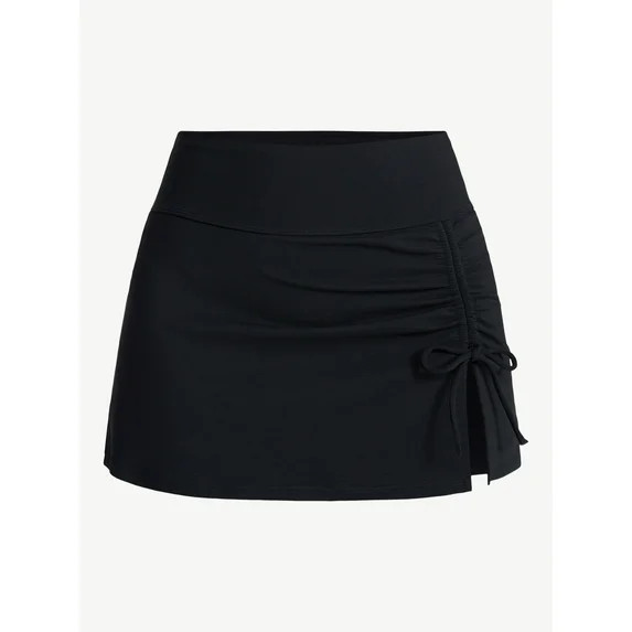 Time and Tru Women's and Women's Plus Size Ribbed Swim Skirt, Sizes XS-3X | Walmart (US)