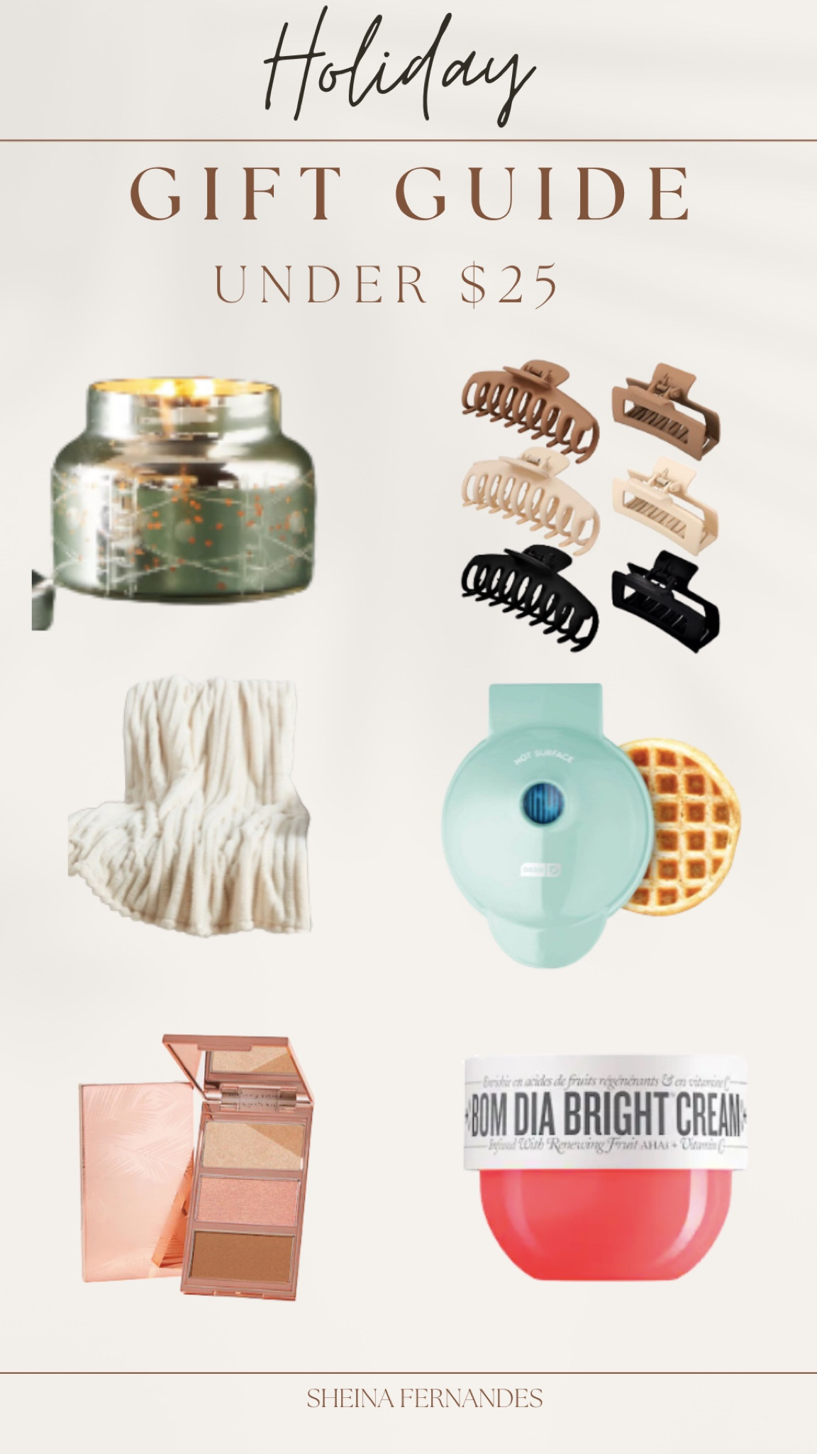 Gifts for her under $25!


#LTKunder50 #LTKHoliday #LTKGiftGuide