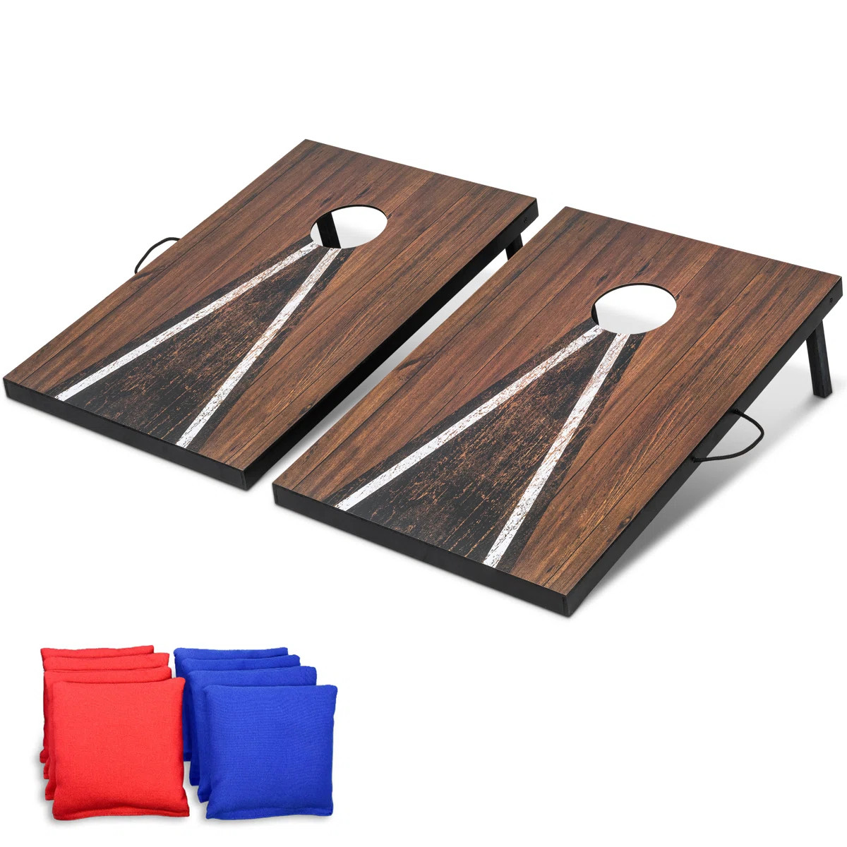 GoSports 3 x 2 ft Cornhole Board Set - Portable Outdoor Toss Game for Adults & Family - Includes ... | Wayfair North America