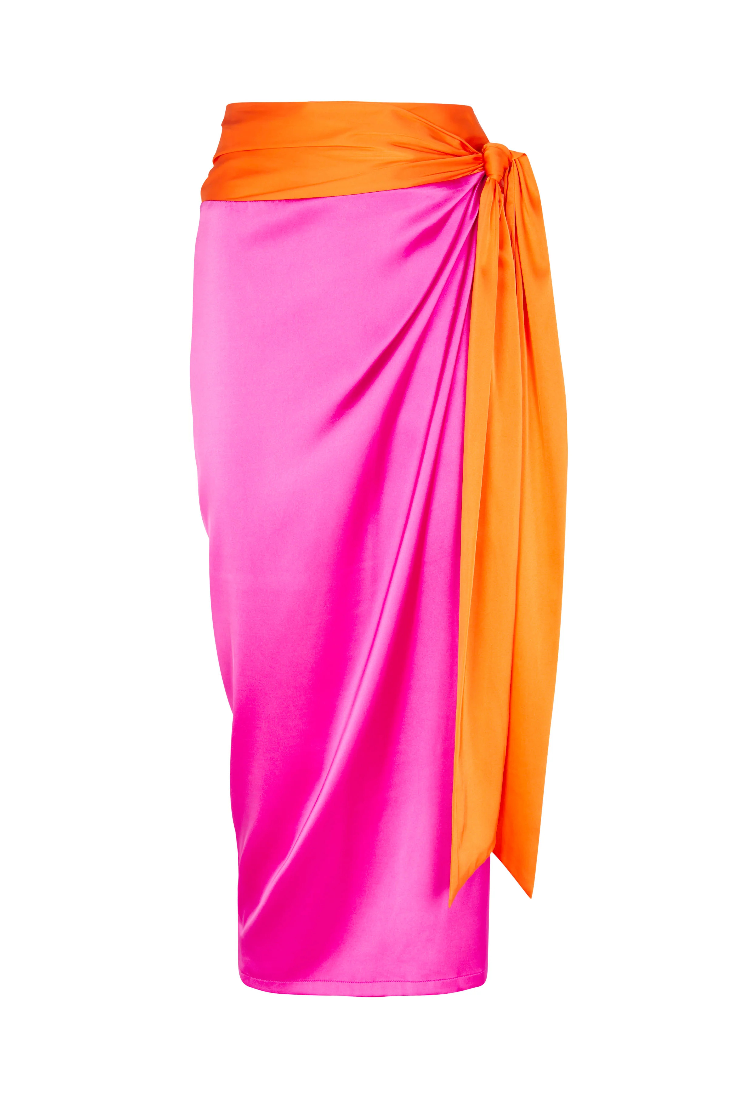 Magenta And Orange Jaspre Skirt | Never Fully Dressed US