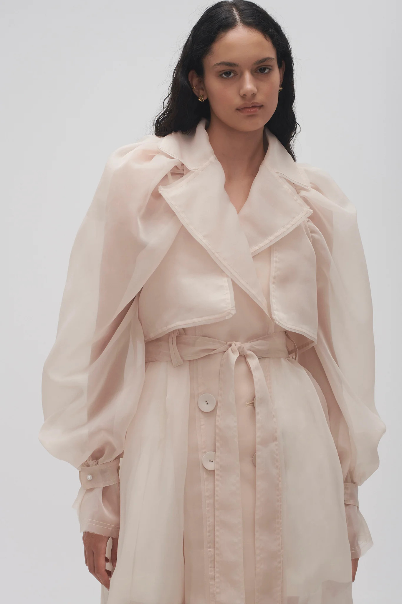 Roxanne Organza Trench Coat | aje. (US, UK, Europe, ROW)
