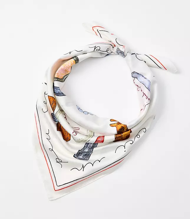 French Beauty Square Scarf | LOFT