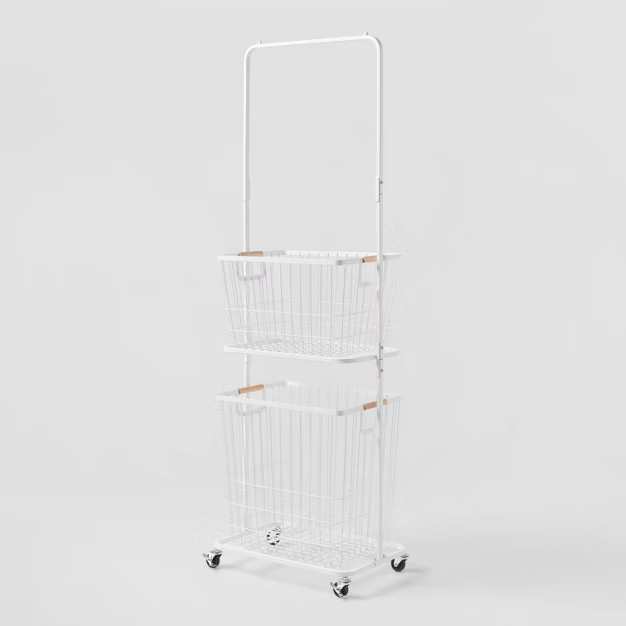 Metal Laundry Station with Basket and Hamper - Brightroom™ | Target
