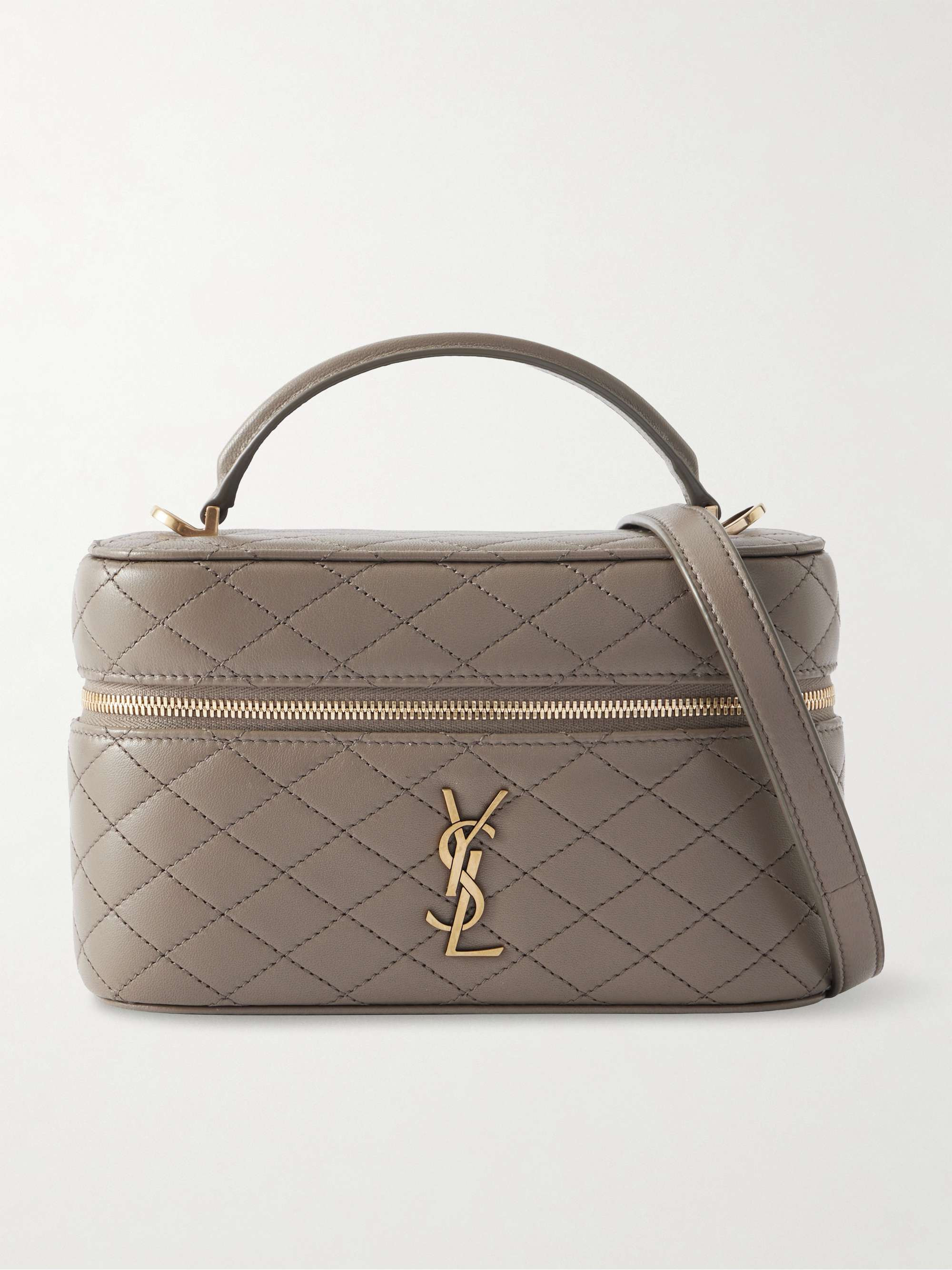 SAINT LAURENT Gaby Vanity mini quilted leather shoulder bag | NET-A-PORTER (US)