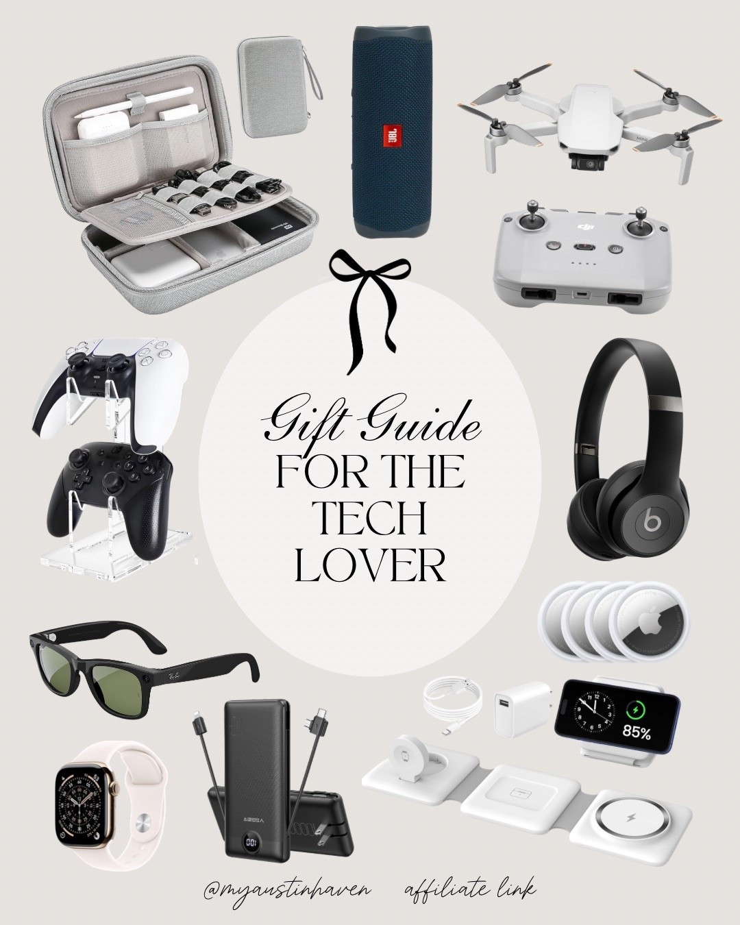 Amazon gift guide for the tech lover 📲 

Christmas gifting, holiday gifts, for him, for her, electronics, Apple products, charger, camera, drone, organizer, watch, video game, controller, gift ideas.
 

 

#LTKGiftGuide #LTKMens #LTKCyberWeek