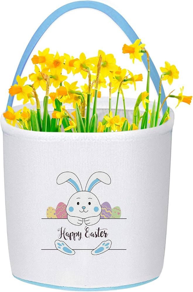 Partywind Easter Baskets for Kids Egg Hunt Games, Easter Baskets Bags with Handle for Boys and Gi... | Amazon (US)
