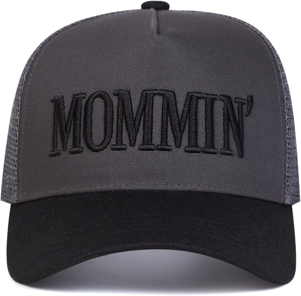 Men's Letter Mommin Embroidered Mesh Baseball Cap Adjustable Trucker Cap Breathable Casual Sun Ha... | Amazon (US)