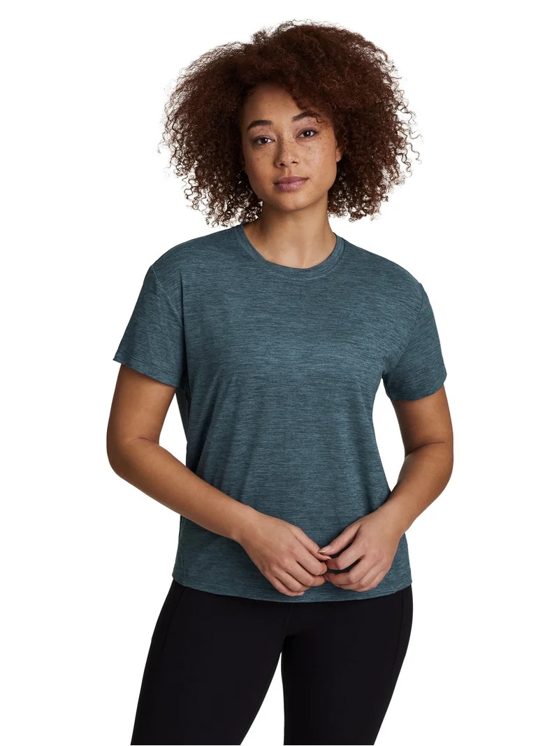 Reebok Women's Legacy 2.0 Meet and Greet Short Sleeve Top, Sizes XS-4X | Walmart (US)